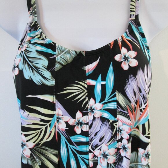 Swim Solutions Women's Bring Me Flowers Tankini NWT Sz 10 - Picture 5 of 10